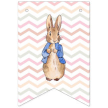 Peter the Rabbit Zig Zag & Spots Muster