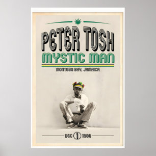 Peter Tosh Live in Montego Bay, Originaldruck Poster