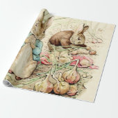 Peter und Benjamin Gather Onions von Beatrix Potte Geschenkpapier (Ungerollt)