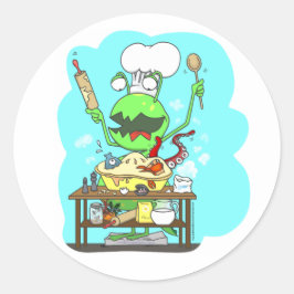 Peter und das Closet Monster, Backen Runder Aufkleber