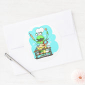 Peter und das Closet Monster, Backen Runder Aufkleber (Umschlag)