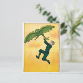 Peter und der Balloon Bird "The Gnome King of Oz" Postkarte (Stehend Vorderseite)