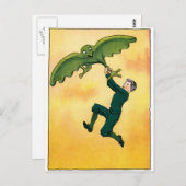 Peter und der Balloon Bird "The Gnome King of Oz" Postkarte (Vorne/Hinten)