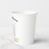 Peter und Flopsy drehen einen Papiercup Pappbecher (Links)