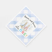 Peter und Flopsy drehen ONE Serviette (Ecke)