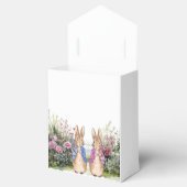 Peter und Flopsy in ihrem Blumengarten Geschenkschachtel (Geöffnet)