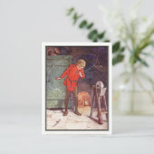 Peter und Tinker Bell von Alice B. Woodward Postkarte (Stehend Vorderseite)