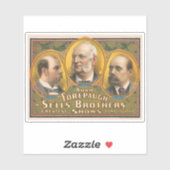 Peter verkauft, Adam Forepaugh und Lewis verkauft Aufkleber (Blatt)