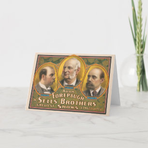 Peter verkauft, Adam Forepaugh und Lewis verkauft Karte