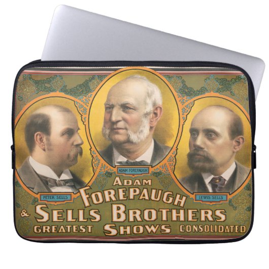 Peter verkauft, Adam Forepaugh und Lewis verkauft Laptopschutzhülle (Vorderseite)