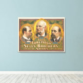 Peter verkauft, Adam Forepaugh und Lewis verkauft Leinwanddruck (Insitu (Holzboden))