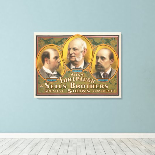 Peter verkauft, Adam Forepaugh und Lewis verkauft Leinwanddruck (Insitu (Holzboden))