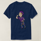 Peter wright Zeichnung T-Shirt (Design vorne)
