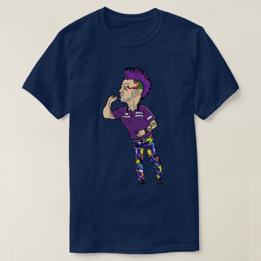 Peter wright Zeichnung T-Shirt (Design vorne)