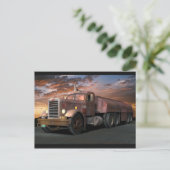 Peterbilt "Duel Truck" Postkarte (Stehend Vorderseite)