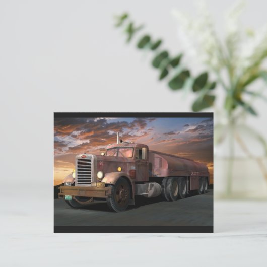 Peterbilt "Duel Truck" Postkarte (Stehend Vorderseite)