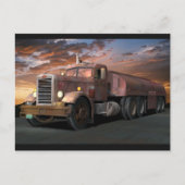 Peterbilt "Duel Truck" Postkarte (Vorderseite)