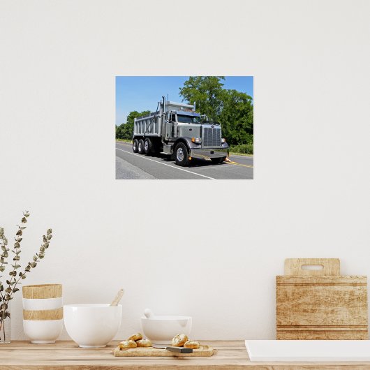 Peterbilt Dump Truck Poster (Küche)