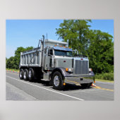 Peterbilt Dump Truck Poster (Vorne)