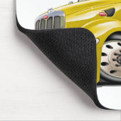 Peterbilt gelber LKW Mousepad (Ecke)