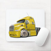 Peterbilt gelber LKW Mousepad (Mit Mouse)