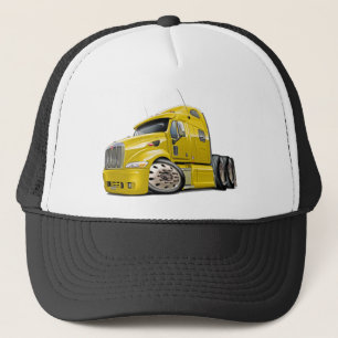 Peterbilt gelber LKW Truckerkappe