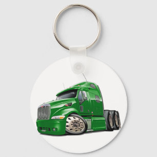 Peterbilt grüner LKW Schlüsselanhänger