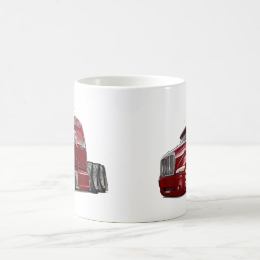 Peterbilt kastanienbrauner LKW Kaffeetasse (Mittel)