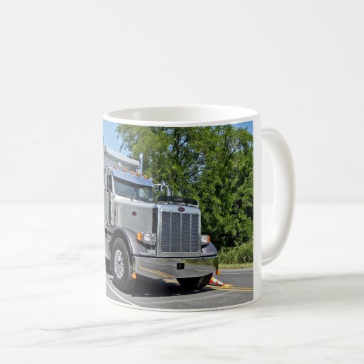 Peterbilt Kipper-Tasse Kaffeetasse (VorderseiteRechts)