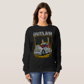 Peterbilt-LKW verboten Sweatshirt (Vorne ganz)
