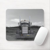 Peterbilt Nadel-Nase b/w Mousepad (Mit Mouse)