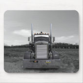 Peterbilt Nadel-Nase b/w Mousepad (Vorne)