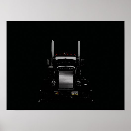 Peterbilt Needle Nose bearbeitet #1 Poster (Vorne)
