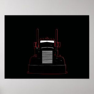 Peterbilt Needle Nose bearbeitet #3 Poster