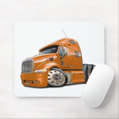 Peterbilt Orangen-LKW Mousepad (Mit Mouse)