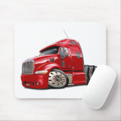 Peterbilt Rot-LKW Mousepad (Mit Mouse)