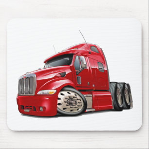 Peterbilt Rot-LKW Mousepad