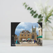 Peterborough Cathedral Square Postkarte (Stehend Vorderseite)