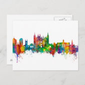 Peterborough England Skyline Postkarte (Vorne/Hinten)