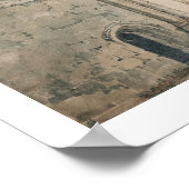 Peterborough-Kathedrale (mit Papier) Poster (Ecke)