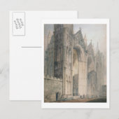 Peterborough-Kathedrale (mit Papier) Postkarte (Vorne/Hinten)