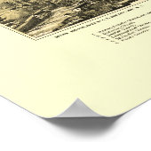 Peterborough, NH Panoramic Map - 1886 Poster (Ecke)