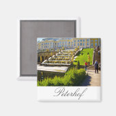Peterfhof Palast Sankt Petersburg Russland Magnet (Vorderseite/Rückseite)