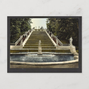 Peterhof goldene Treppe, St. Petersburg, Russland  Postkarte