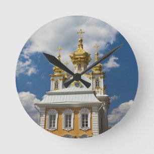 Peterhof, Grand Palace, chapel wing Runde Wanduhr