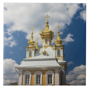 Peterhof, Großer Palast, Kapellenflügel Fliese