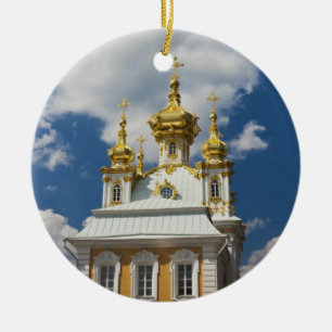 Peterhof, Großer Palast, Kapellenflügel Keramikornament