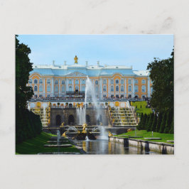 Peterhof Palace Grand Cascade, Russland Postkarte
