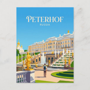 Peterhof-Palast Russland Postkarte