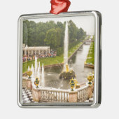 Peterhof Palast und Garten-St. Petersburg Russland Silbernes Ornament (Links)